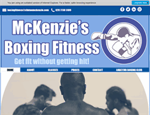 Tablet Screenshot of clintonmckenzie.com